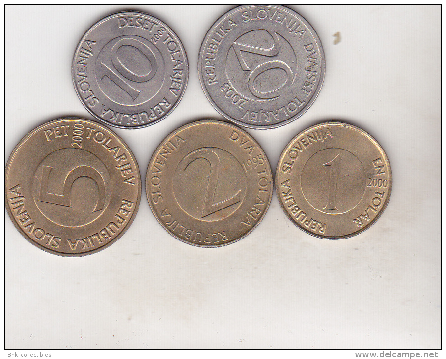 Slovenia - 5 Coins Set - Slowenien
