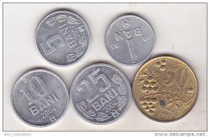 Moldova - 5 Coins Set - Moldavie