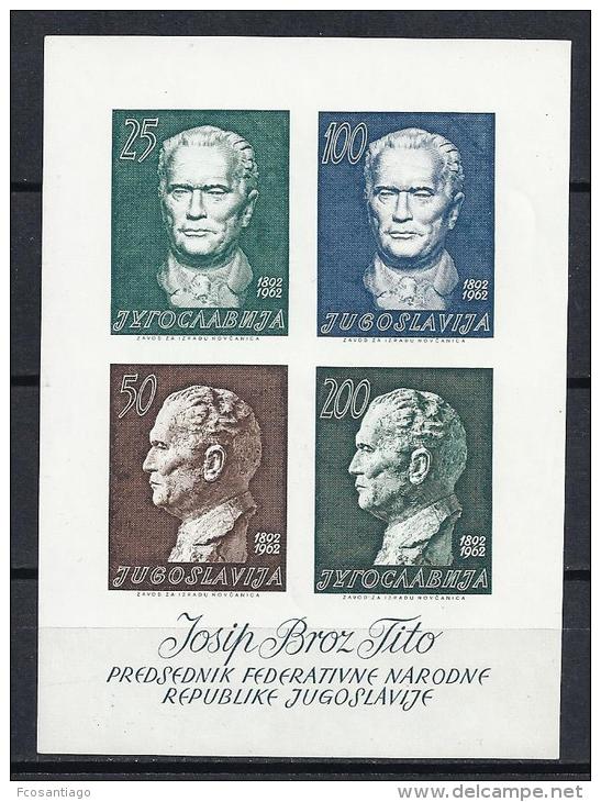 YUGOSLAVIA 1962 - Yvert #H8 - MNH ** - Blocks & Kleinbögen