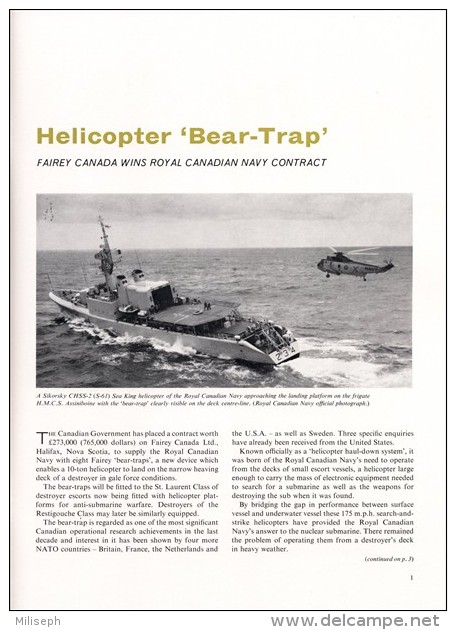 FAIREY REVIEW - Vol 5 - N° 6 - 01 / 1965 - Avions - Bateaux - Hélicoptères -  Camion -    (3414) - Aviation