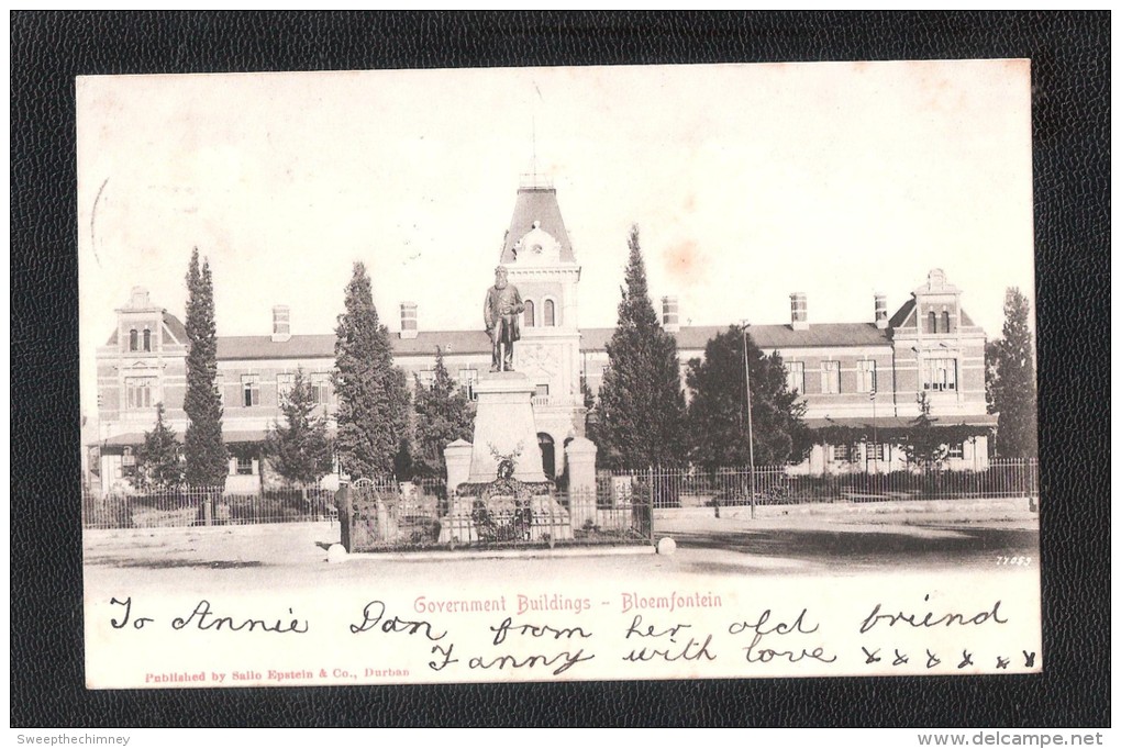 South Africa Government Buildings Bloemfontein UNDIVIDED BACK - Zuid-Afrika