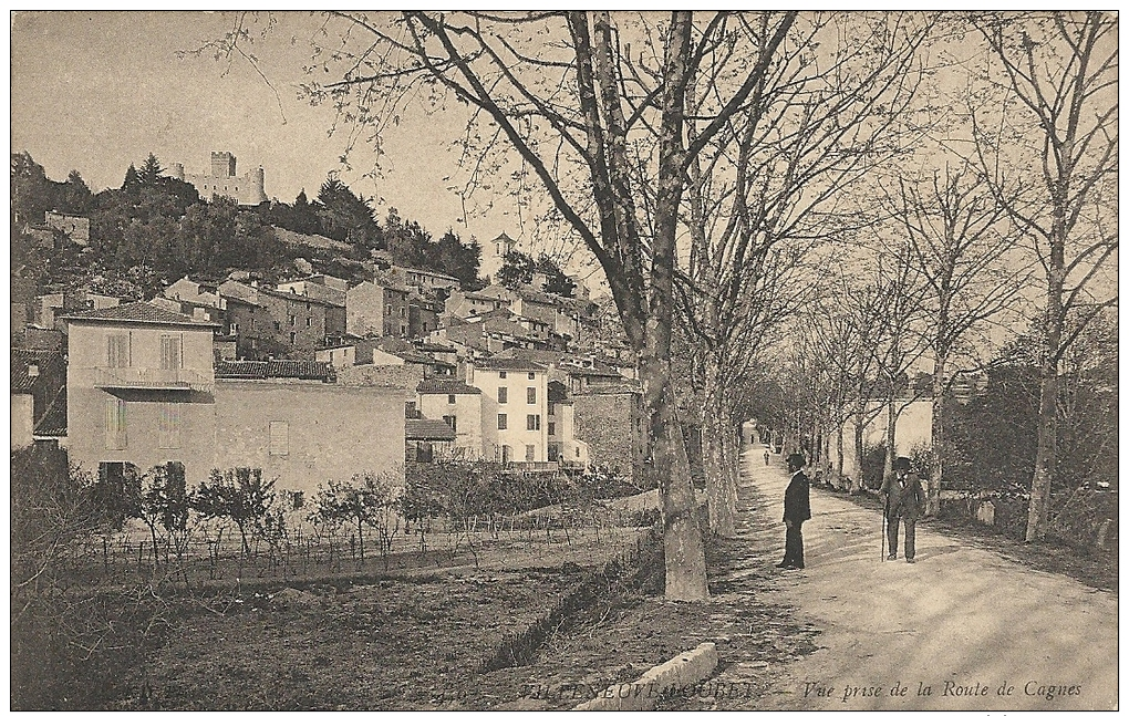 VILLENEUVE LOUBET.  VUE PRISE DE LA ROUTE DE CAGNES - Autres & Non Classés