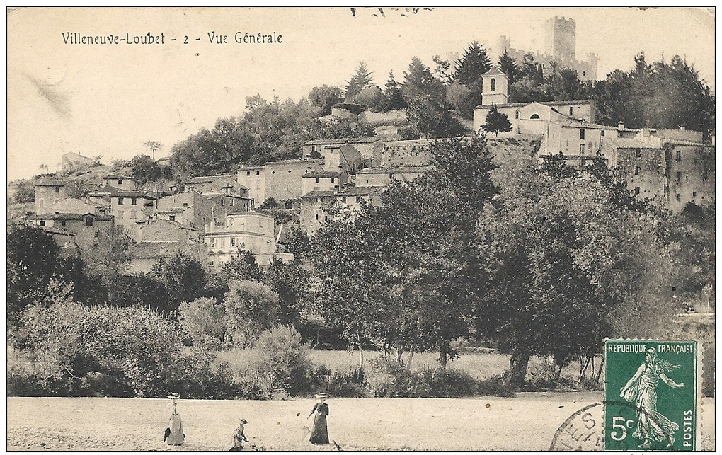 VILLENEUVE LOUBET.  VUE  GENERALE - Autres & Non Classés