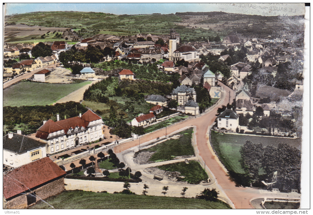 CPSM WASSELONNE 67 VUE PANORAMIQUE EN AVION AU DESSUS DE LAPIE 1960 2 EME CHOIX - Wasselonne