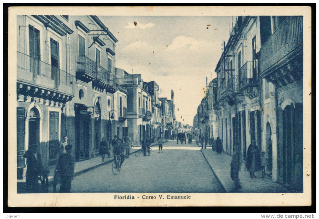 FLORIDIA (SR) CORSO V. EMANUELE 1940 - Siracusa