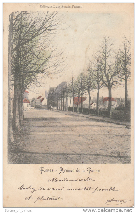 Cpa/pk 1901 Furnes Avenue De La Panne Lust Soeurs Veurne - Veurne