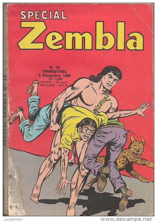 Spécial Zembla N° 19 - Editions Lug - Décembre 1968 - Avec Aussi Rick Master, Barefoot Et Les Trois Lords - BE - Zembla
