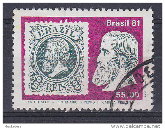 Brazil 1981 Mi. 1837    55.00 (Cr) Tag Der Briefmarke Day Of Stamp Jour De Timbre Stamp On Stamp - Oblitérés