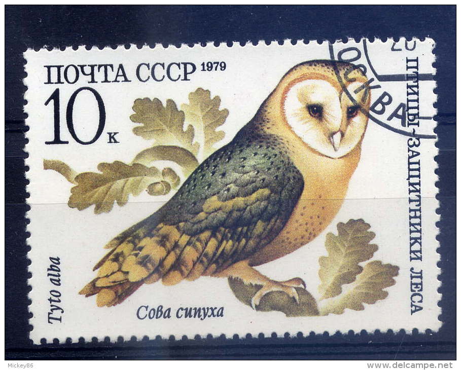 Hiboux Et Chouettes---U.R.S.S---CCCP---- Tyto Alba--- - Owls