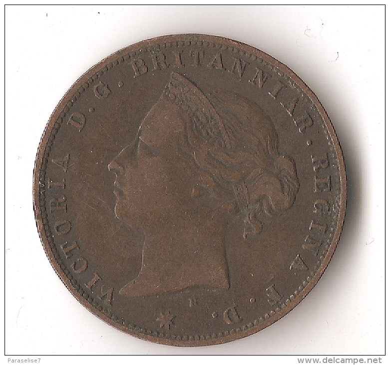 JERSEY  1/24  SHILLING 1877 - Jersey