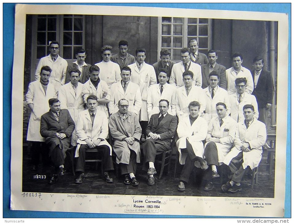 Photo 18x24cm, ROUEN, Lycée Corneille 1953 - 1954 - Lieux