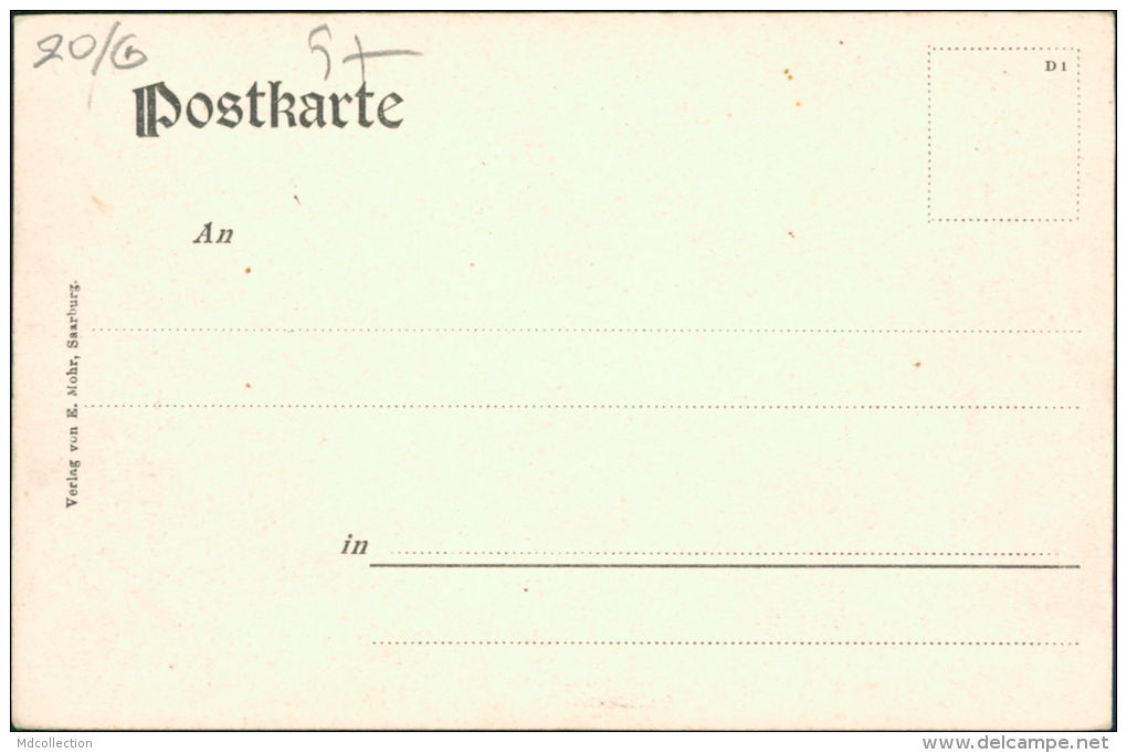 57 SARREBOURG  /  Schanzstrasse  Im Jahre 1868   /  Type Lytho - Sarrebourg