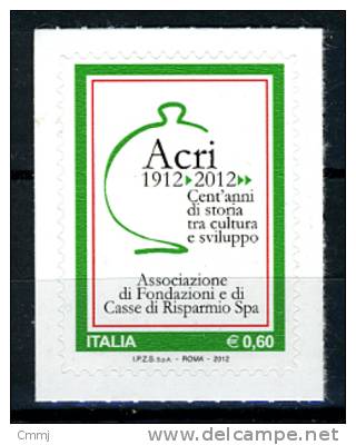 2012 -  Italia - Italy - Nr. 3013 - Mint - MNH - 2011-20: Mint/hinged