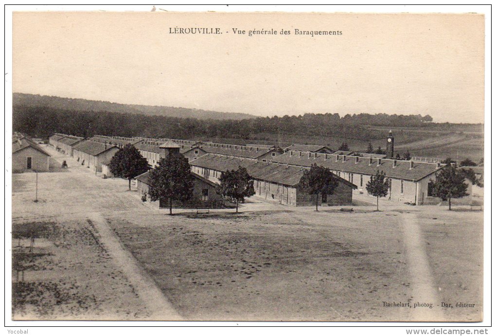 CP, 55, LEROUVILLE, Vue Générale Des Baraquements, Vierge - Lerouville