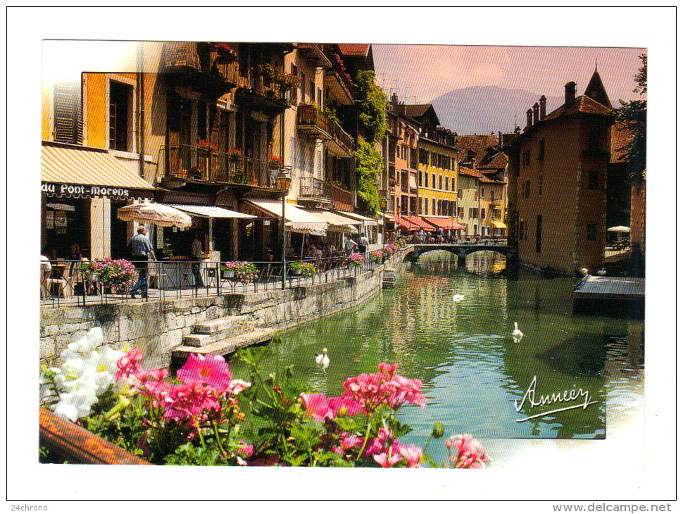 Annecy: Regard Sur Le Vieil Annecy Et Le Canal Du Thiou (13-3584) - Annecy-le-Vieux