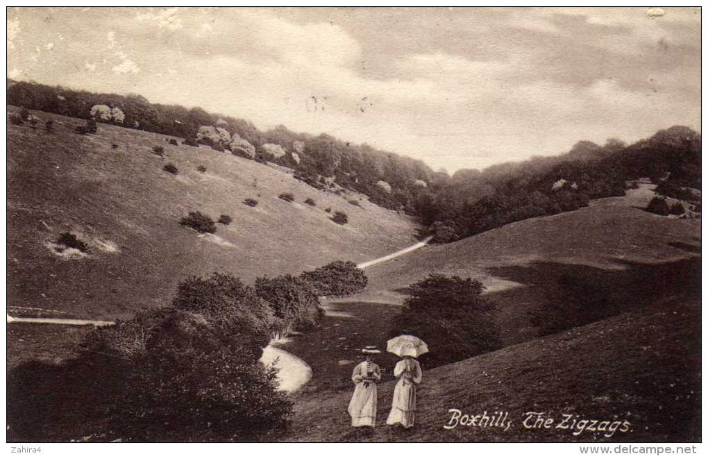 Boxhill, Zigzags - Femmes - Promenade - Campagne - Surrey