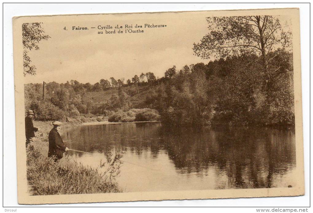 25775  -    Fairon  - Cyrille  Le Roi Des  Pêcheurs  Au  Bord De  L'ourthe - Comblain-au-Pont