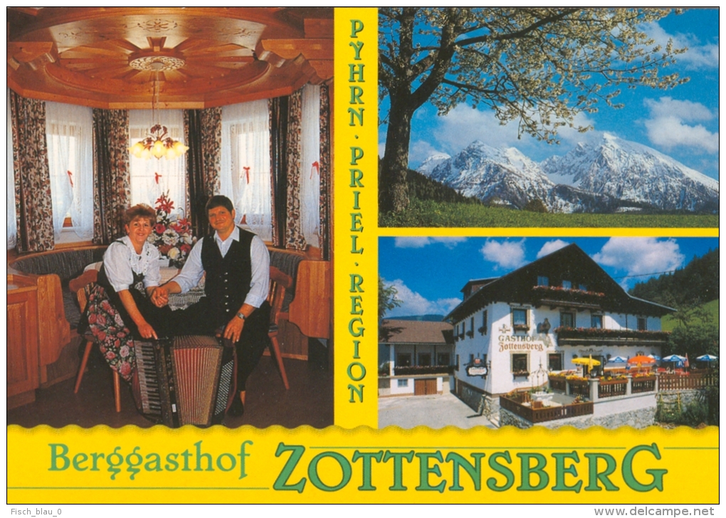 1) AK 4580 Windischgarsten Berggasthof Zottensberg Edelbach Sulzbacher Gasthof - Windischgarsten