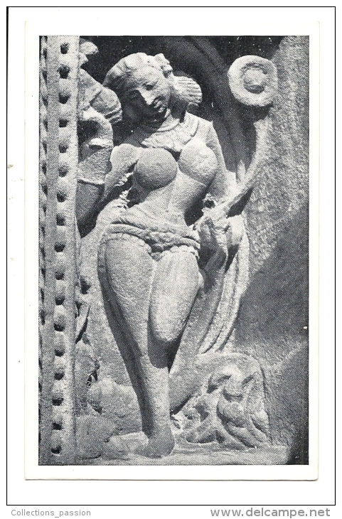 Cp, Sculptures, Bhubaneswar, Brahmesvara Temple, A Nayika - Sculpturen