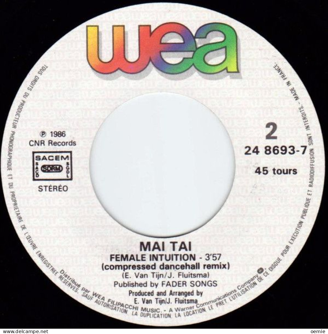 MAI  TAI  °  FEMALE INTUITION - Dance, Techno & House