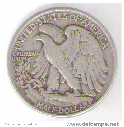 STATI UNITI HALF DOLLAR 1942 AG - 1916-1947: Liberty Walking