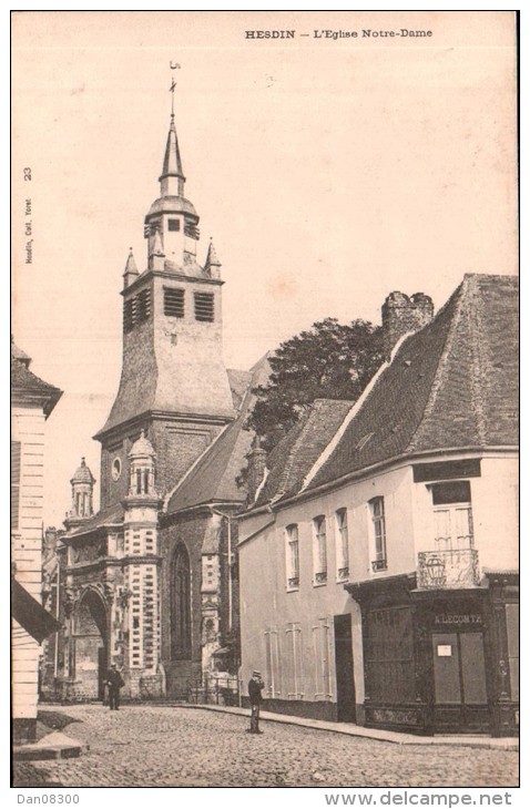 62 HESDIN L'EGLISE NOTRE DAME - Hesdin