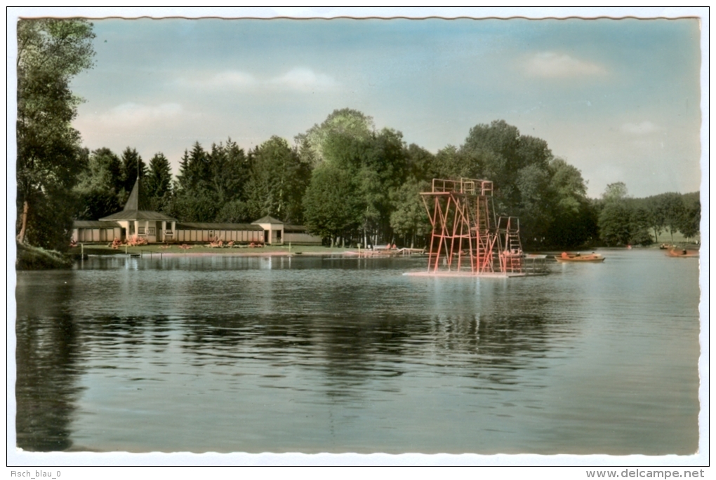 AK Bad Dürrheim Im Schwarzwald See Kurort Kuranstalt Salinensee Deutschland I. Ansichtskarte GERMANY - Bad Dürrheim