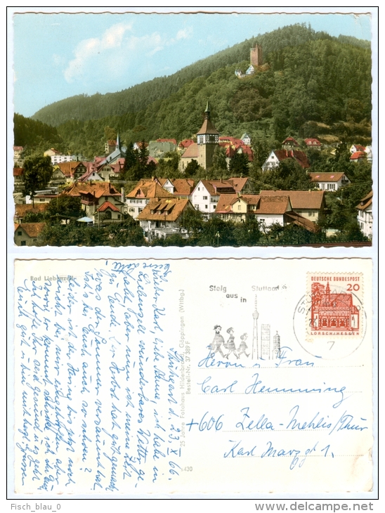 AK Bad Liebenzell Schwarzwald Stadt Häuser Turm Deutschland Ansichtskarte Kirche GERMANY - Calw