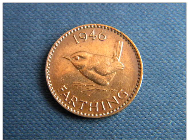 GRANDE-BRETAGNE - 1 FARTHING 1946. - B. 1 Farthing