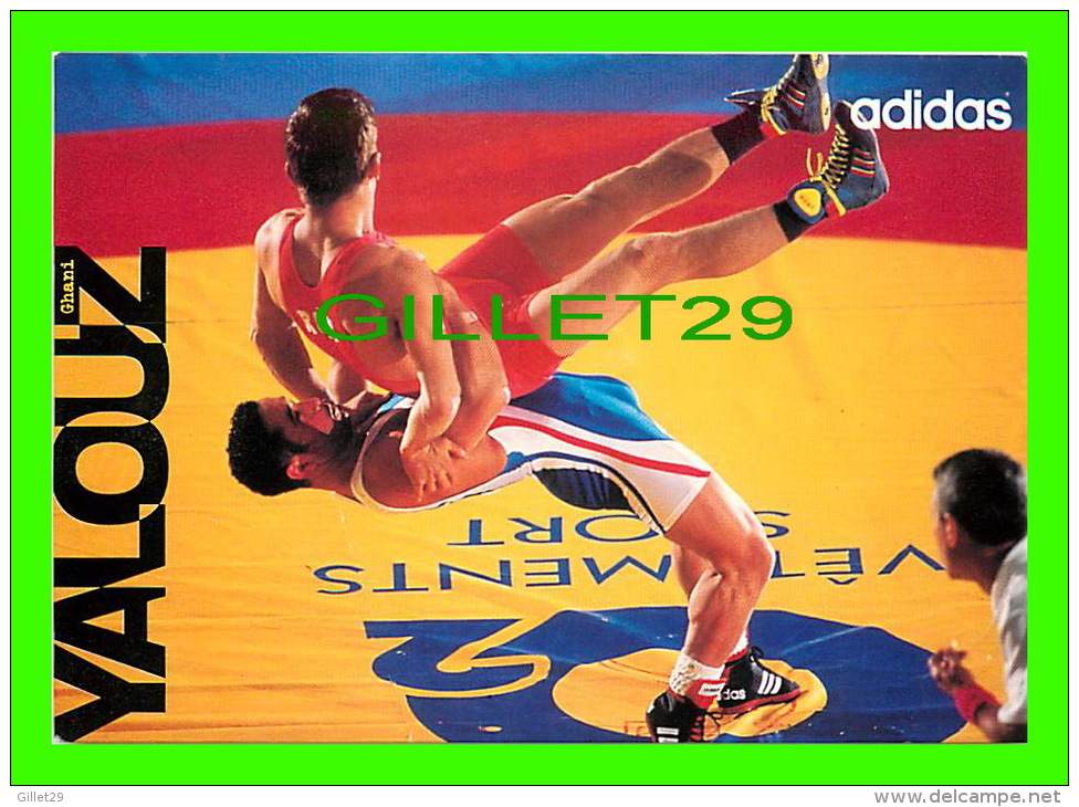 SPORTS, LUTTE GRÉCO-ROMAINE - GHANI YALOUZ, CHAMPION D'EUROPE 95 - ADIDAS TRAINING OLYMPIC TEAM - - Worstelen