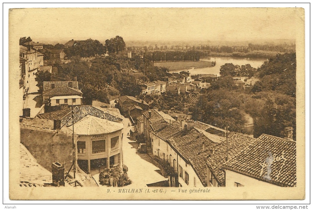 MEILHAN Sur GARONNE Rare Vue Générale (Yobled Delboy) Lot & Garonne (47) - Meilhan Sur Garonne