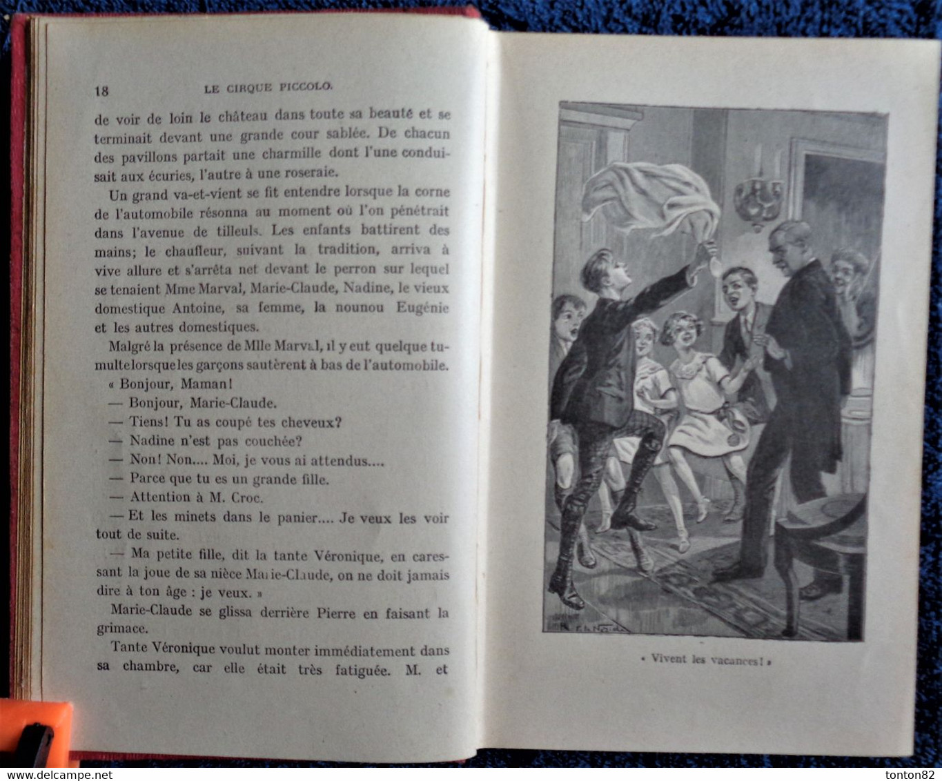 Magdeleine du Genestoux - Le Cirque Piccolo  - Bibliothèque Rose Illustrée - ( 1947 )