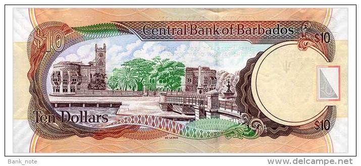 BARBADOS 10 DOLLARS 2012 Pick 68c Unc - Barbados