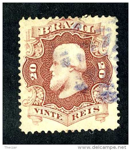 4874x)  Brazil 1866 - Scott # 54 ~ Used ~ Offers Welcome! - Usados