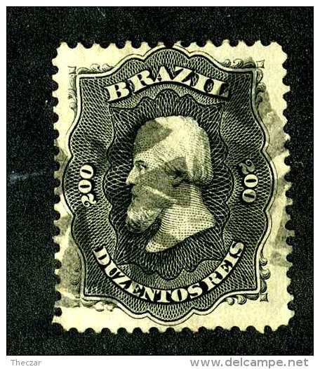 4875x)  Brazil 1866 - Scott # 59 ~ Used ~ Offers Welcome! - Used Stamps