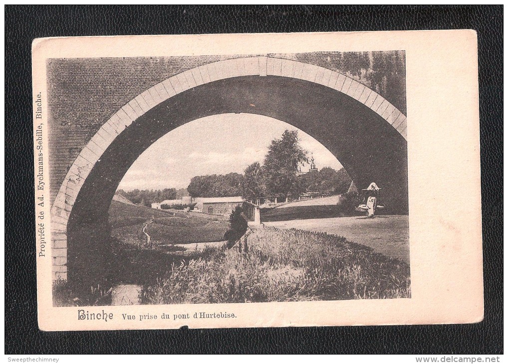 CPA BINCHE - VUE PRISE DU PONT D'HURTEBISE DOS SIMPLE UNDIVIDED BACK Ansichtskarten - Binche