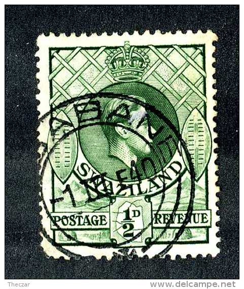 4931x)  Swaziland 1938  - Scott # 27 ~ Used ~ Offers Welcome! - Swasiland (...-1967)