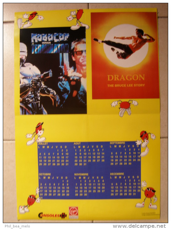 JEU VIDEO - POSTER CONSOLE + / CALENDRIER 1994 (RECTO) / (VERSO)  - 58,5x40cm - Merchandising