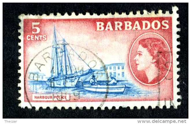 4954x)  Barbados 1953  - Scott # 239 ~  Used ~ Offers Welcome! - Barbados (1966-...)