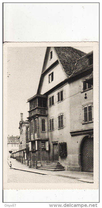 SELESTAT-SCHLETTSTADT (Bas-Rhin)  Maison Historique Rue De Verdun   - 2 SCANS - - Selestat