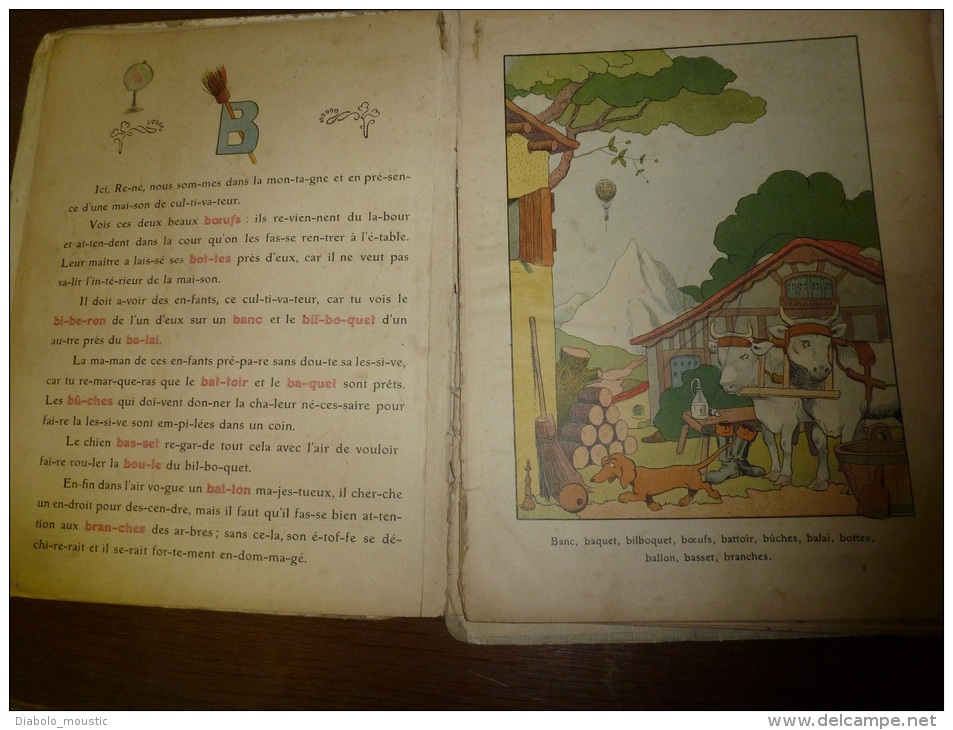 1921 ALPHABET Par Benjamin Rabier........incomplet.. .....état Médiocre - Autre Magazines