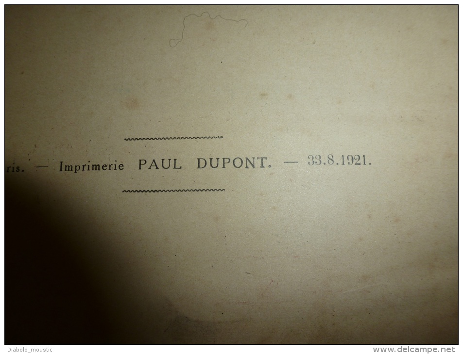 1921 ALPHABET par Benjamin Rabier........incomplet.. .....état médiocre