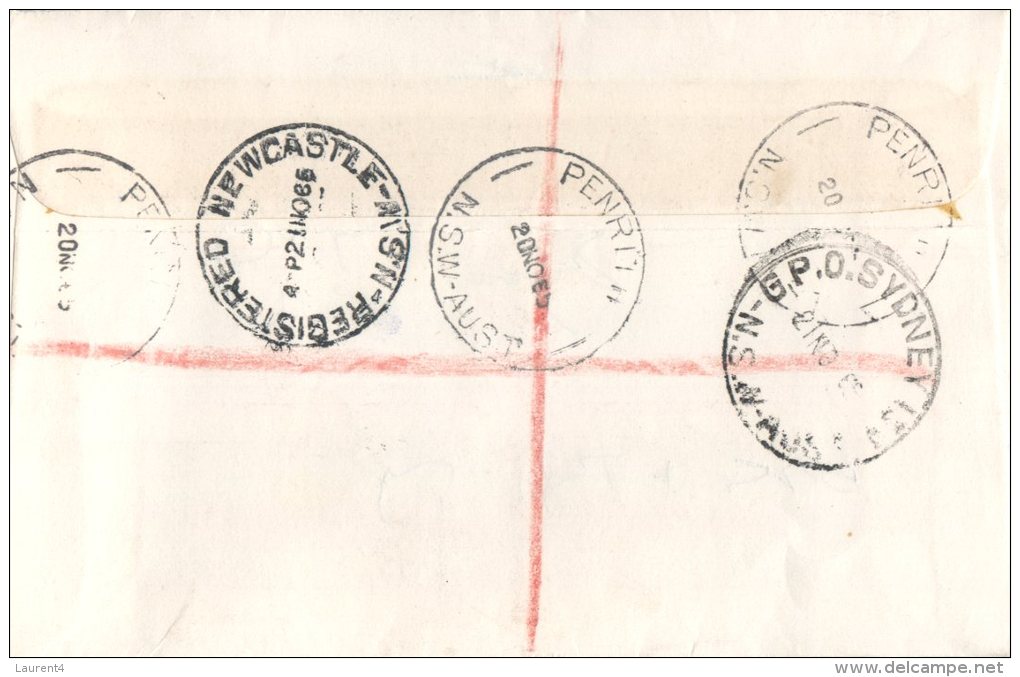 (561) Australia Registered Letter - 1966 - Penrith (see Front And Back) - Altri & Non Classificati