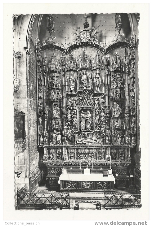 Cp, Espagne, Burgos, Cathédrale, Rétable De La Chapelle De Sainte Anne - Burgos