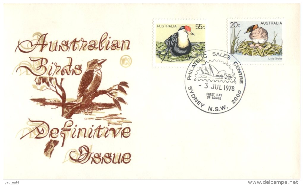 (561) Australia FDC Cover - Wesley Covers - 1978 - Australian Birds - Premiers Jours (FDC)