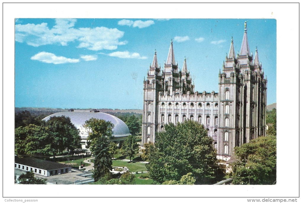 Cp, Etats-Unis, Salt Lake City, Temple Square - Salt Lake City