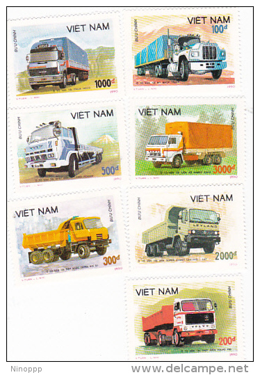 Vietnam 1990 Trucks Set MNH - Vietnam