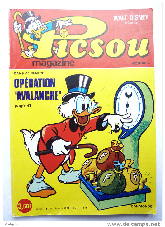 PICSOU MAGAZINE N° 49 - 1976 - Picsou Magazine