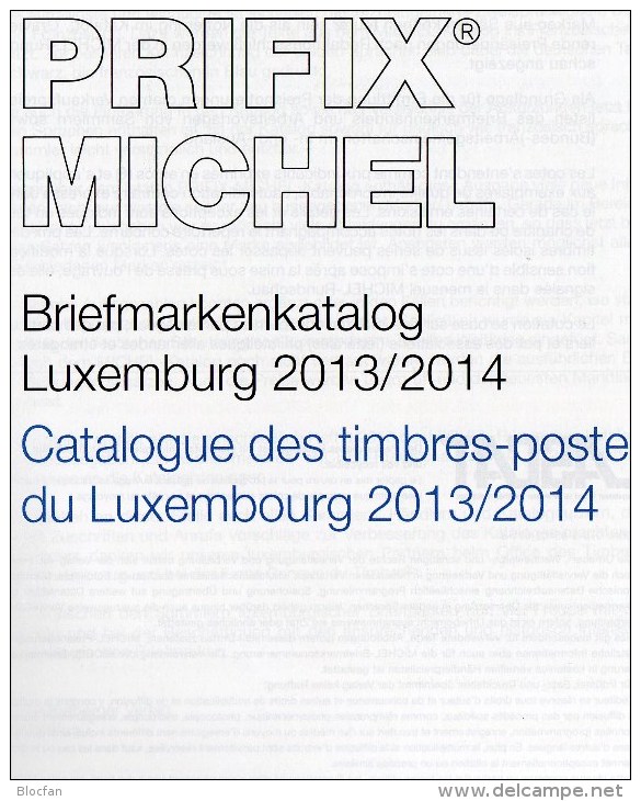 Katalog PRIFIX Michel 2014 Neu 25€ Briefmarken Spezial Luxemburg: ATM MH Dienst Porto Besetzungen In Deutsch-französisch - Filatelia E Historia De Correos