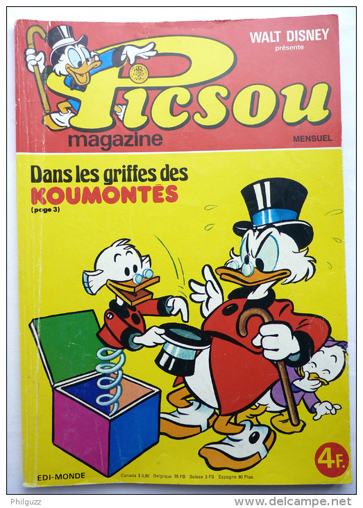 PICSOU MAGAZINE N° 61 - 1977 - Picsou Magazine